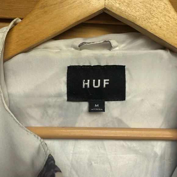 HUF White and Brown Patterned Jacket - Picture 3 of 3